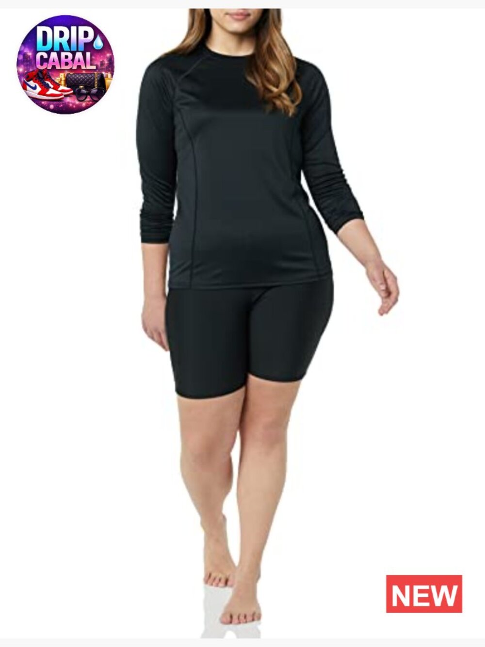 Long Sleeve Rash Guard Swimsuit Top SPF Protection UPF 50 - Picture 3 of 6
